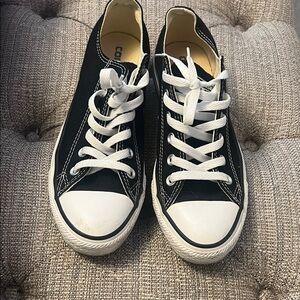Converse Black and White Low-Top Sneakers